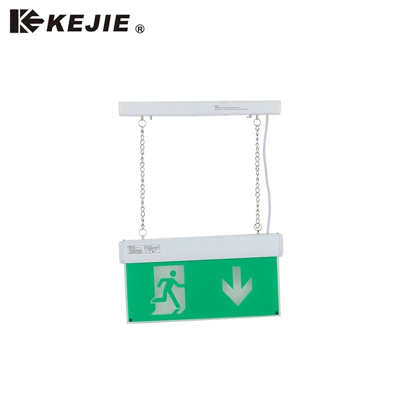 2020 Red Or Green LED Office Hotel  Exit Sign Emergency Exit Lights for Home Power Failure Alarm