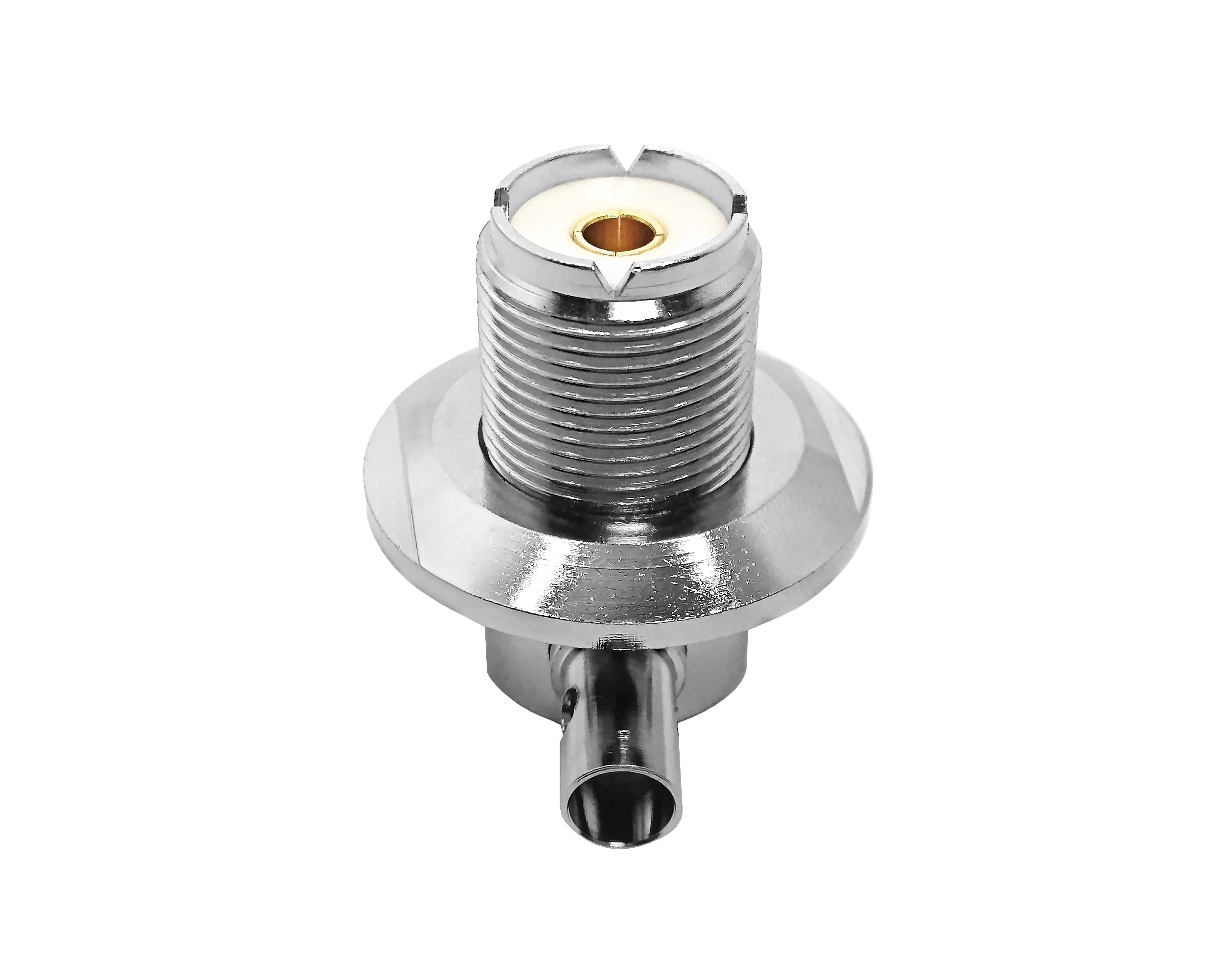 TUOLNK Connecteur SO239 Paquet De 10 PL259 Fiche Mâle Adaptateur Coaxial à Sertir SO239 PL-259 - Foto 2