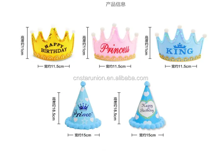 Children S Birthday Party Hat Luminous Crown Hat Led Headdress Decoration Products For Adults Birthday Party Favors For Kids Buy Children S Birthday Party Hat Kid Adult Happy Birthday Golden Paper Hats Prince Princess Crown