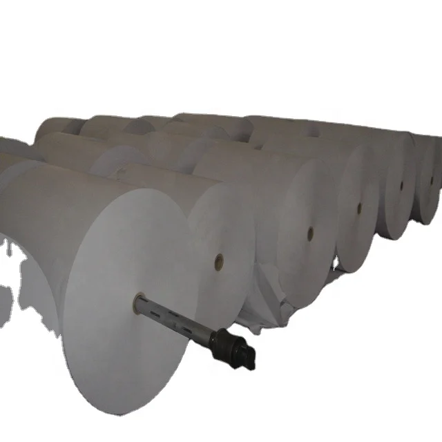 
55gsm 60gsm 70gsm 80gsm 90gsm 100gsm 120gsm White Offset paper sheet roll 