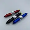 Novelty spinning stylus touch logo promotion pen with light