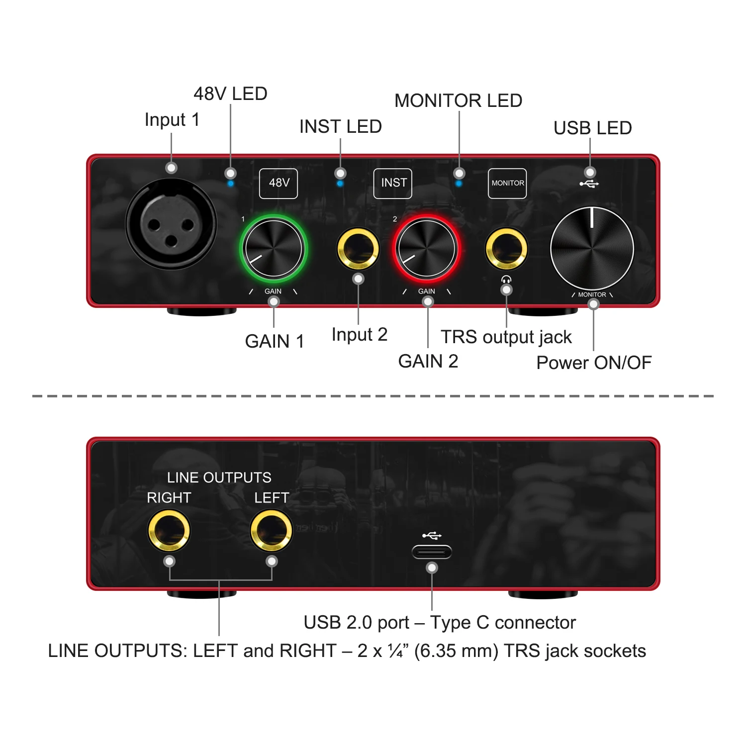 Professional Live Sound Card Recording External Audio Usb Interface Sound Card Buy