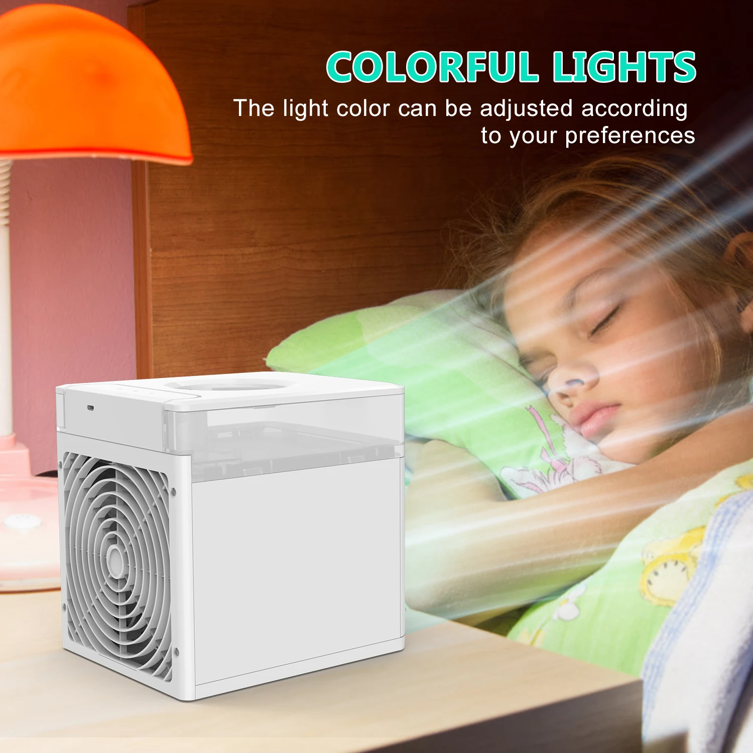 China Small Portable Conditioner Personal Electric Evaporative Mini Coolar Fan Water Cooler Air Cooler With Colorful Lights.jpg