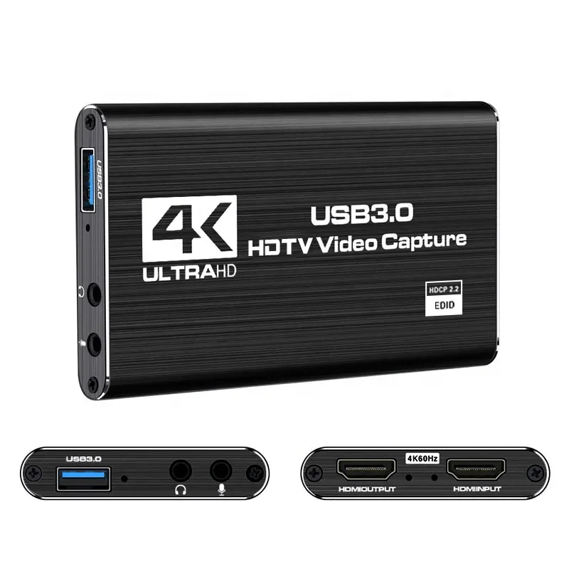 Back panel of AV-to-HDMI converter showing labels for NTSC/PAL switch and HDMI output