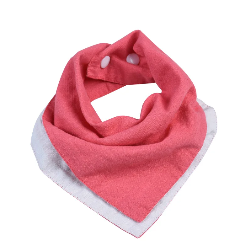 baby bandana reversible organic cotton muslin cloth droll