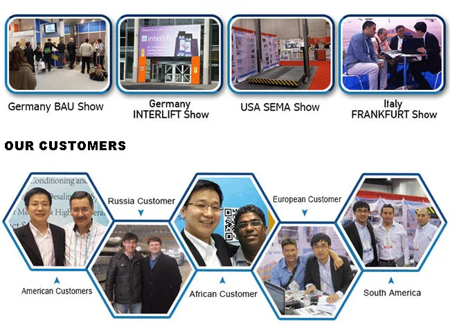 High Quality Low Ceiling Steel Structure Tilt Car Parking Lift