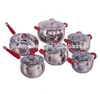 12PCS stainless steel cookware battery operated kitchen appliances