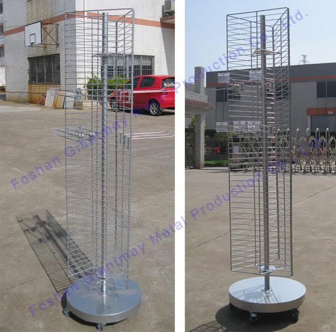 Giantmay Modern Hair Floor Stand Shop Rotating Turntable Display Stands