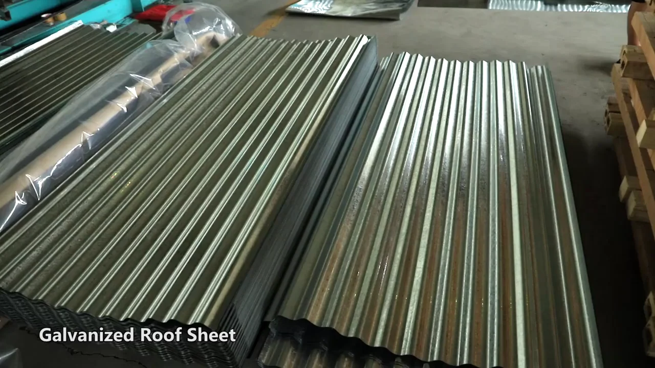 House Roof Sheet Aluminium Galvanized Tin Zinc Corrugated Roofing