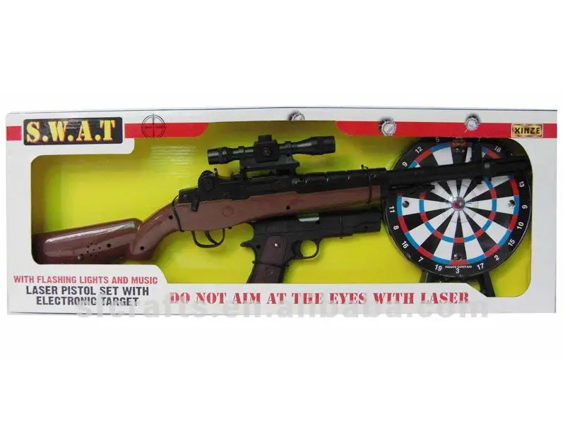 Infrared Laser Gun Toy With Electronic Target Buy Gun,Infrared Laser Gun Toy,Gun Toy Product
