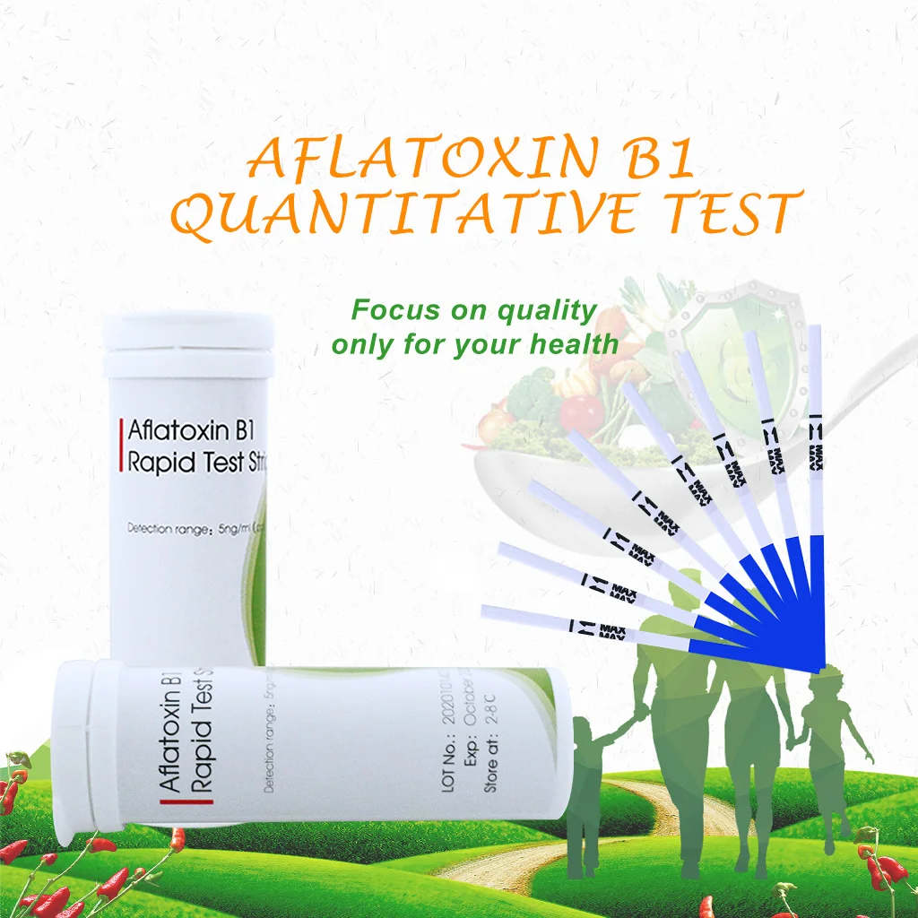 High Quality Aflatoxin B1 M1 Test Kit Rapid Testing In Foods Grains ...