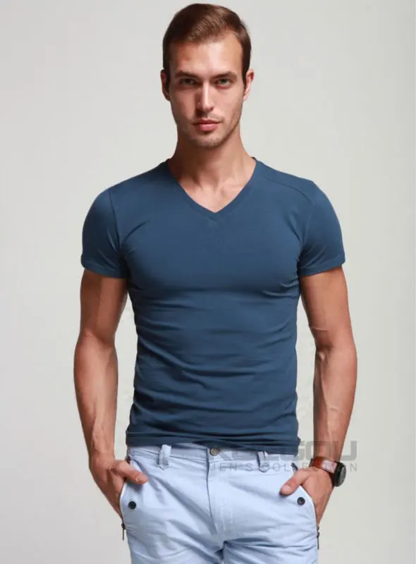 Skin Tight Cotton T Shirts Men's Sleeve Muscle Fit T Shirt - Buy Skin Tight Shirts For Men,Muscle Fit T Shirt,Tight Cotton T Shirts Product on Alibaba.com