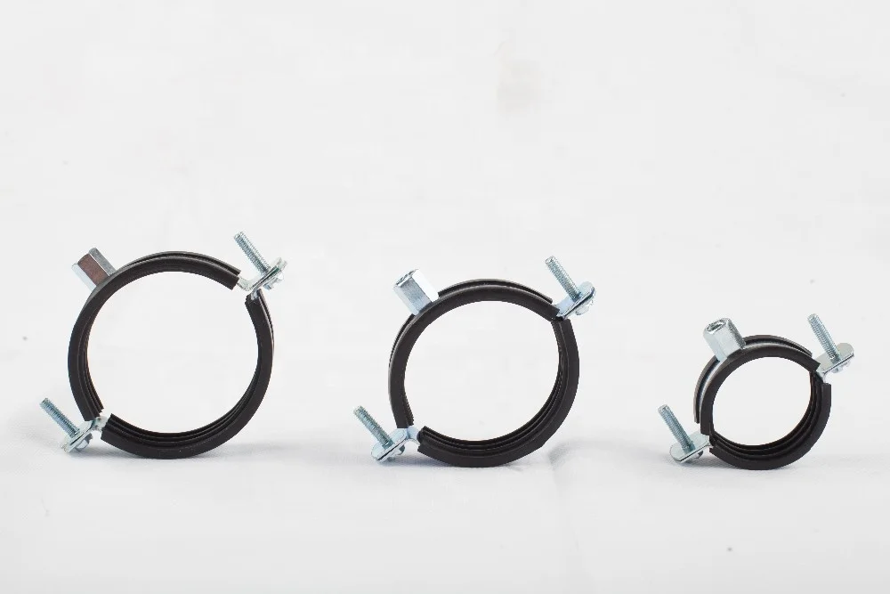 Stainless Steel Wall Mount Pipe Clamp With Rubber Buy Stainless Steel