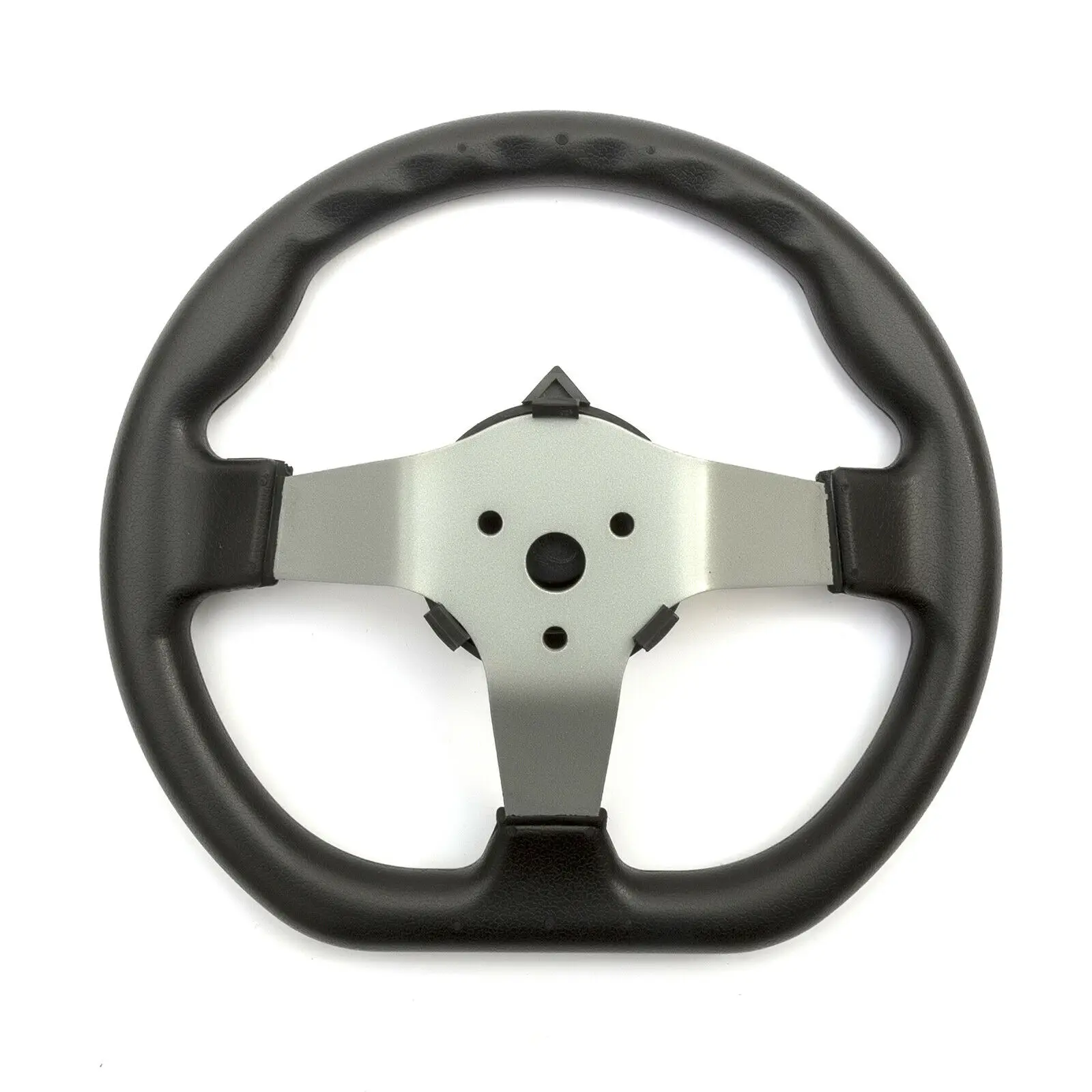 270 毫米防滑赛车方向盘握亚视平板 pu 皮革风格漂移转弯