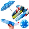 2020 unique country flag camouflage blue sky plane handle airline express premium umbrella for gift
