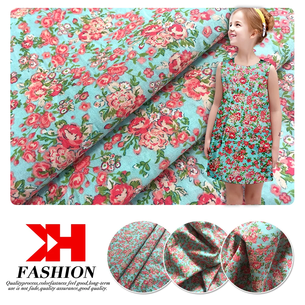 Top Quality Cotton Printed Fabrics For Kids Dress Buy China Cotton
