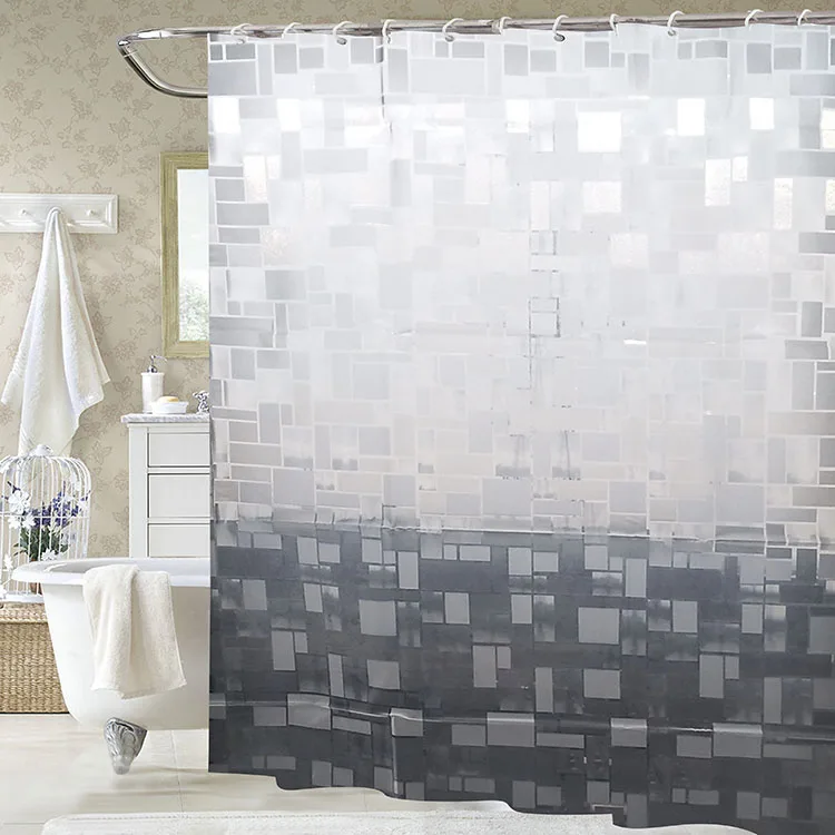 eco-friendly plastic shower curtain