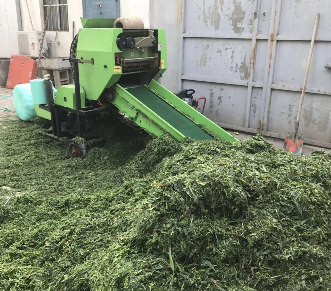 便宜的新型全自动青贮圆形打捆机,青贮薄膜包装机