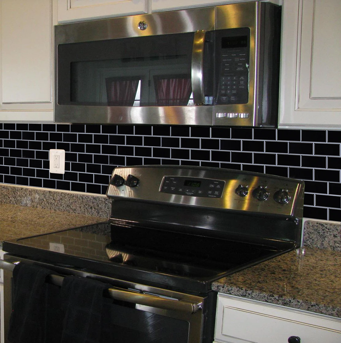 Black Subway Tile Fireplace Tile Backsplash Kitchen Bathroom Showroom   Hc2e0cfcdb4934b8da2bcc489a22b79ceS 