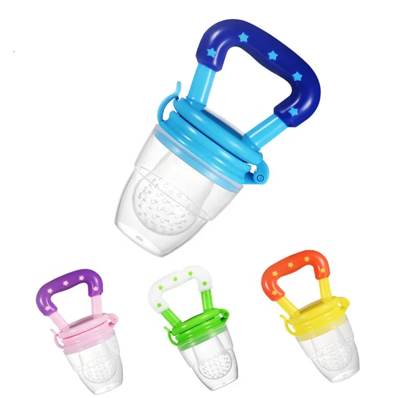 
Amazon hot selling food grade silicone baby fresh fruit feeder baby pacifier 