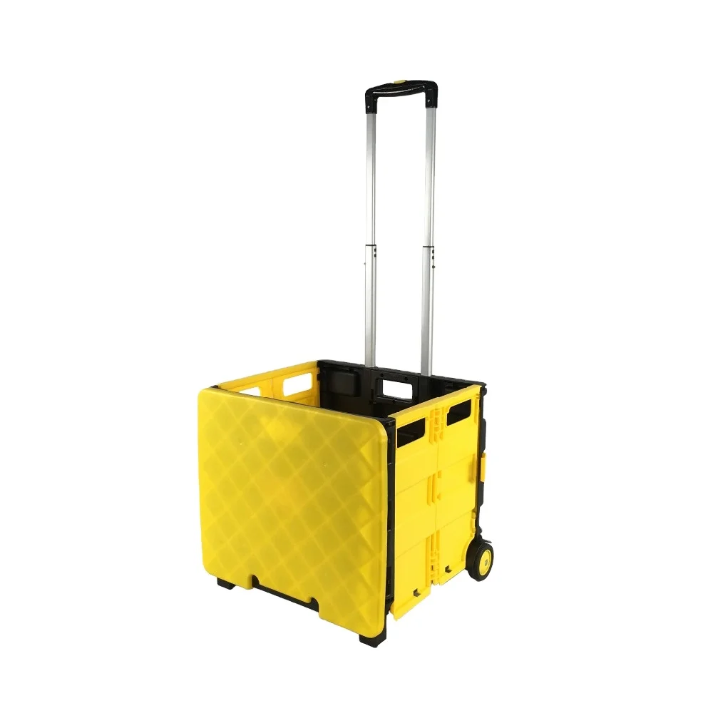 Foldable Small Shopping Trolley Cart With Handle And Wheels Hand Carts Trolleys Buy Foldable