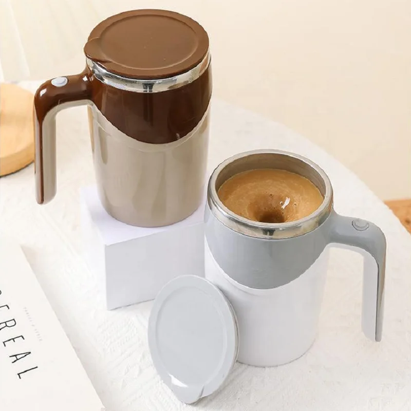 Biumart 304 Stainless Steel Mugs Automatic Self Stirring Mug