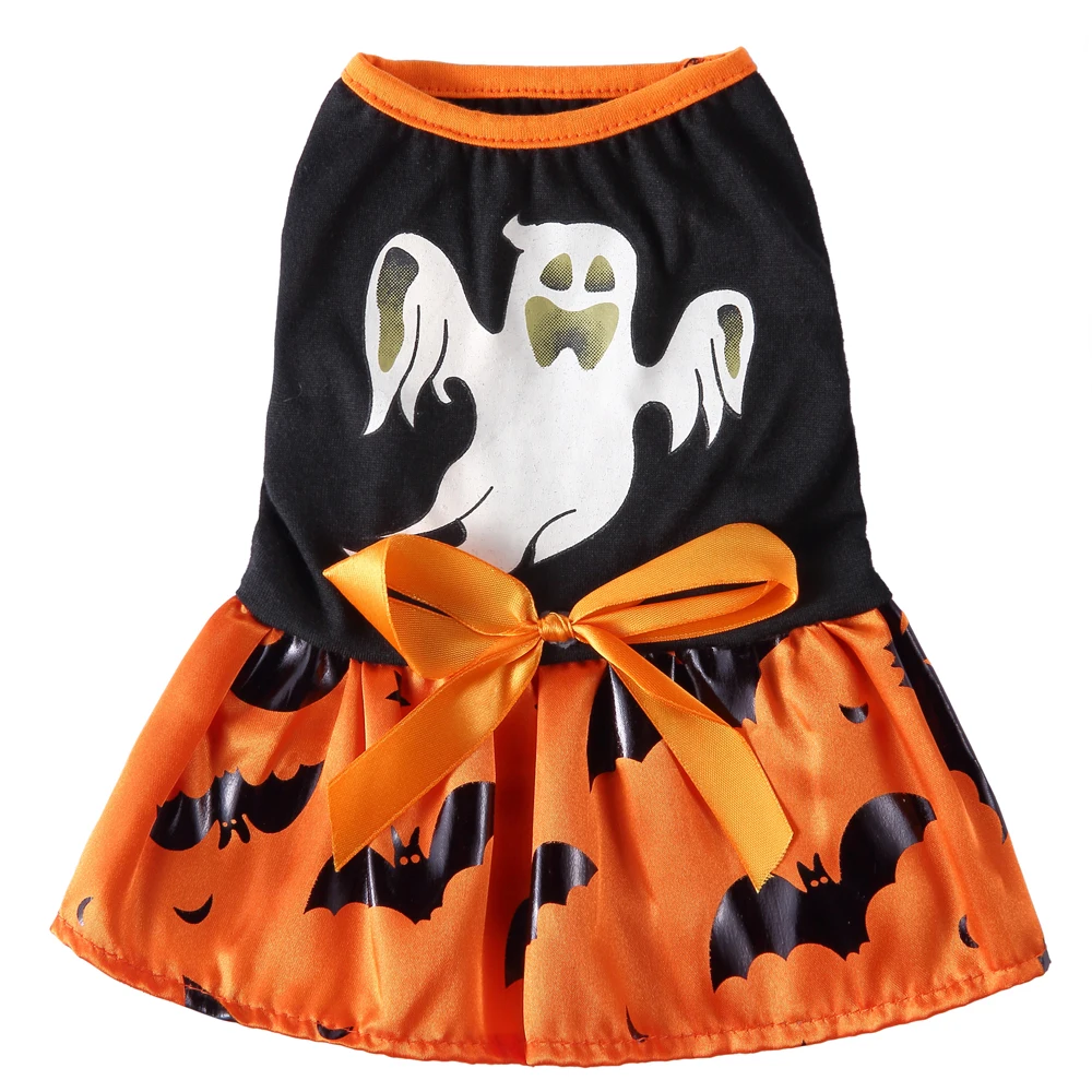 Halloween Pet Supplies Dog Clothes Wizard Skirt Pet Costume Bat Skirt