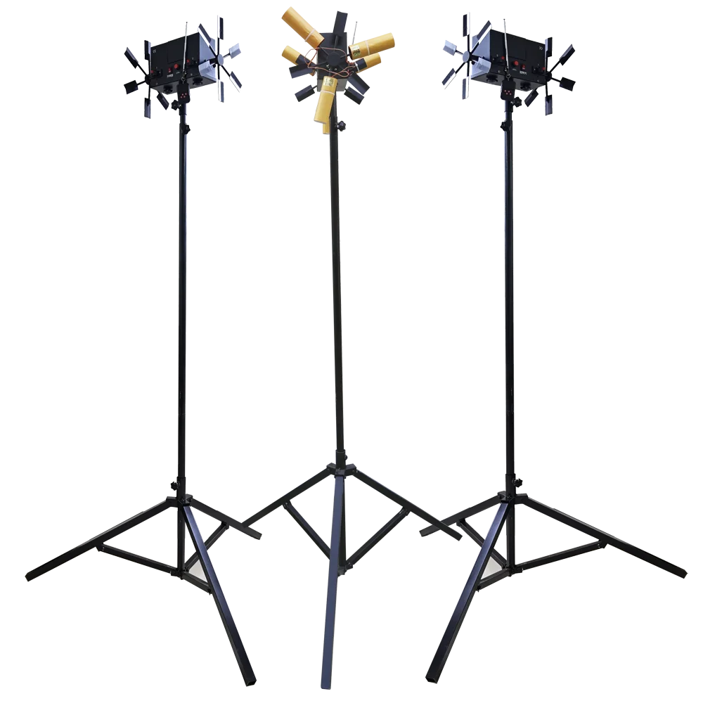 Fire Works Pyrotechnic Equipment Remote Tripod Rack Stand for