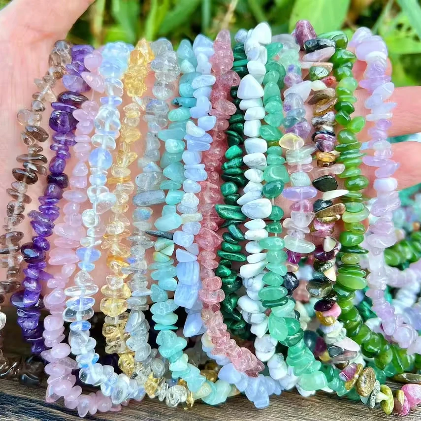 28 outlet Strands of Natural Gemstone Beads Lot