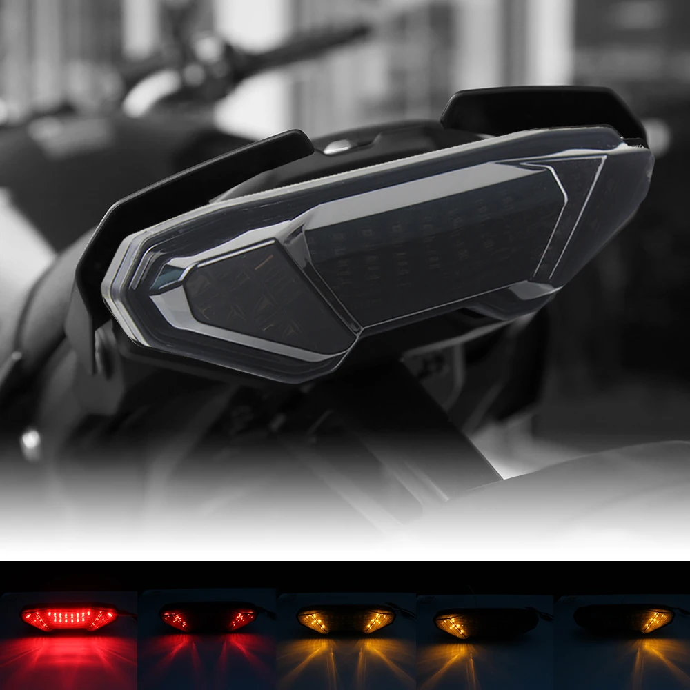 Motorcycle Tail Light For MT09 MT10 FZ09 Tracer 2014-2016 MT 10 MT 09 2017 Accessories Brake Turn Signal Tail Light LED
