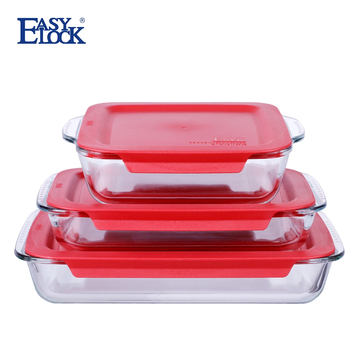 Easylock 9x13/13x9 Large Ovenproof Glass Baking Dish/pan/tray For Oven