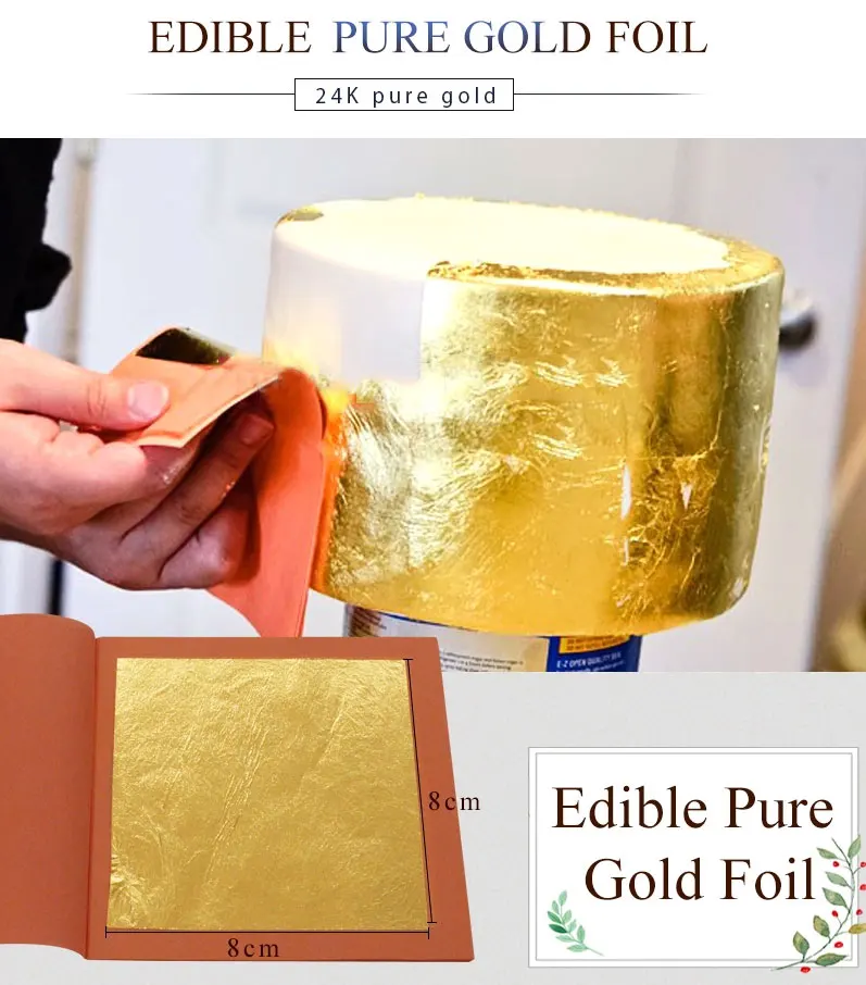 Genuine Gold Foil Leaf 24k Gold Leaf Sheet Buy Genuine Gold Leaf,Gold