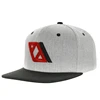 Custom snapback with your own logo , 6 panel grey snapback hat