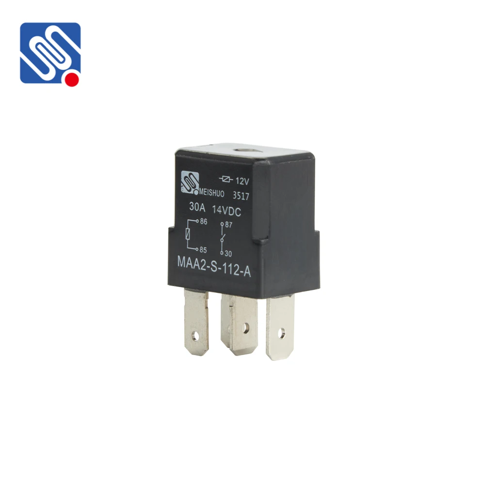 Meishuo Maa2 12v 24v 30a Automotive Relay 5 Pin Auto Rele 4pin 12v 20a