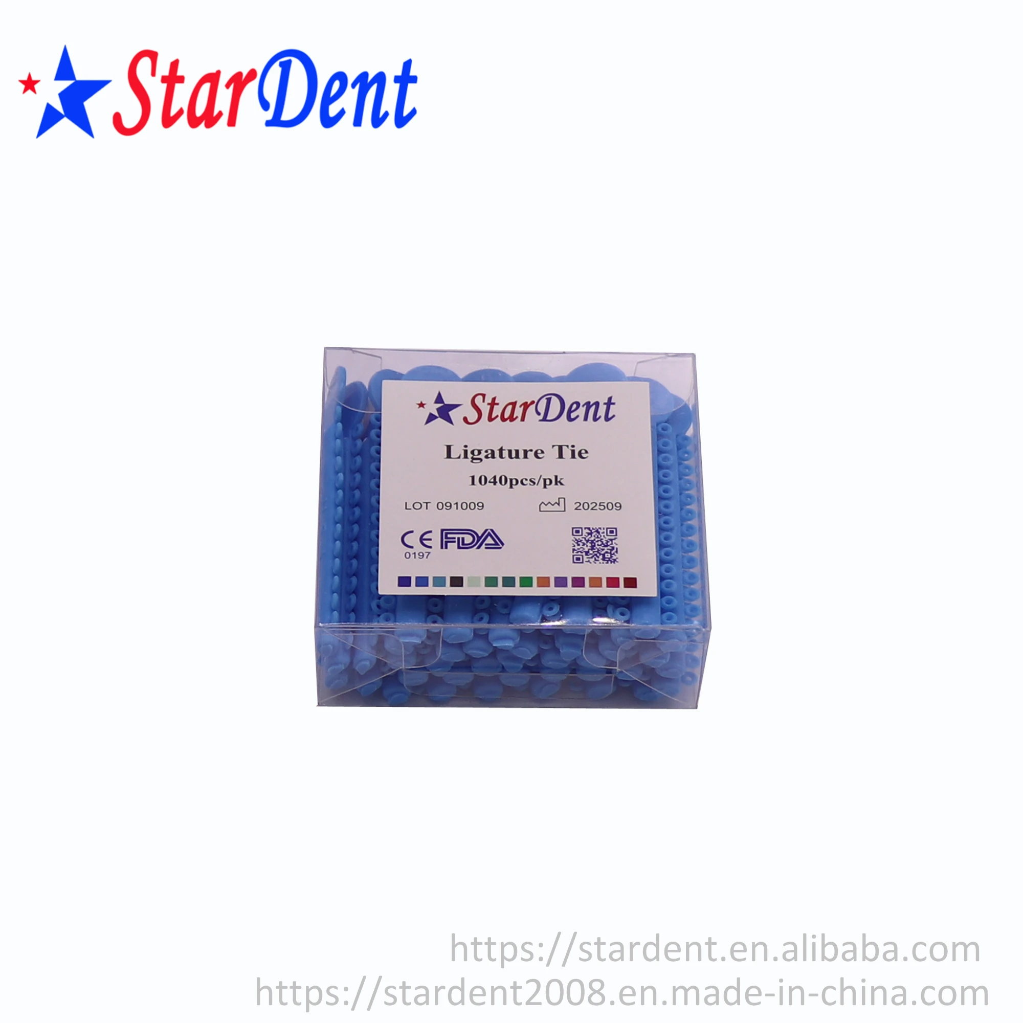 Dental Orthodontics Elastic Elastomeric Ligature Ties/dental Ligating