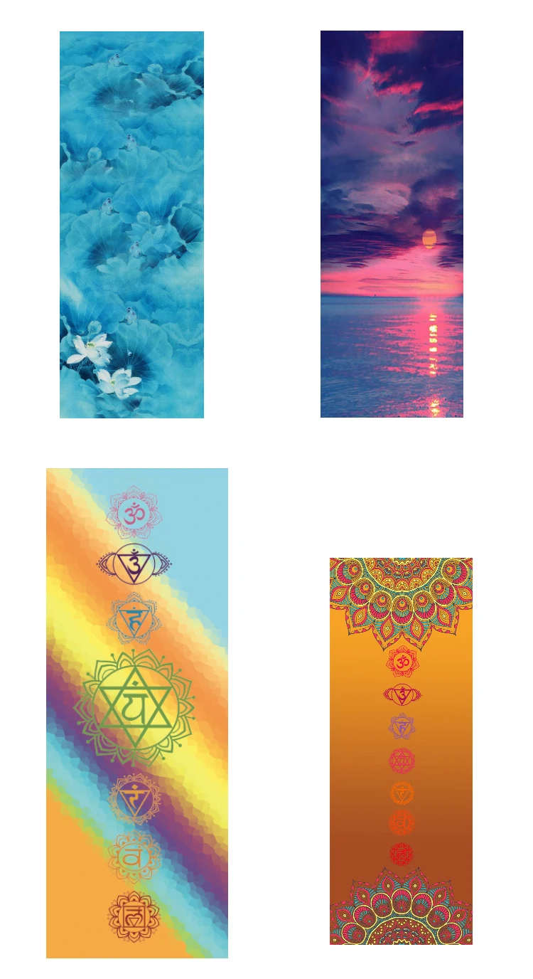 Quality Yoga Mats 2020 HOT Wholesale Colorful Fabric Rubber Yoga Matt Suede