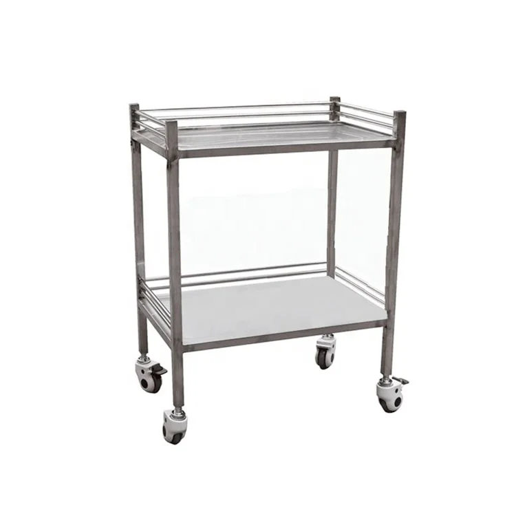 Cheap Price Stainless Steel Medical Patient Trolley Aluminum Trolley ...