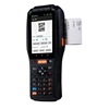 High configuration Quad core handheld PDA barcode scanner Dual SIM 4G network Android PDA with printing