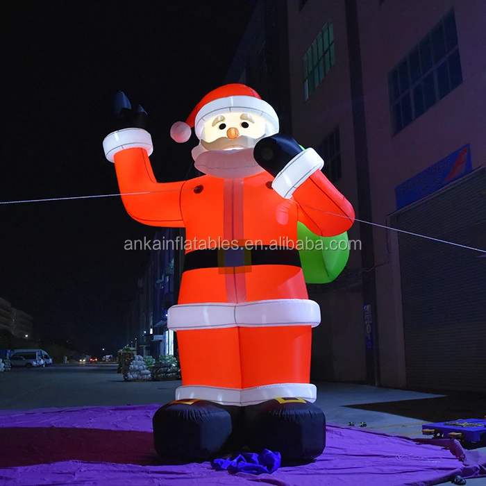 6m Inflatable Mooning Santa/holiday Christmas Inflatables Floating
