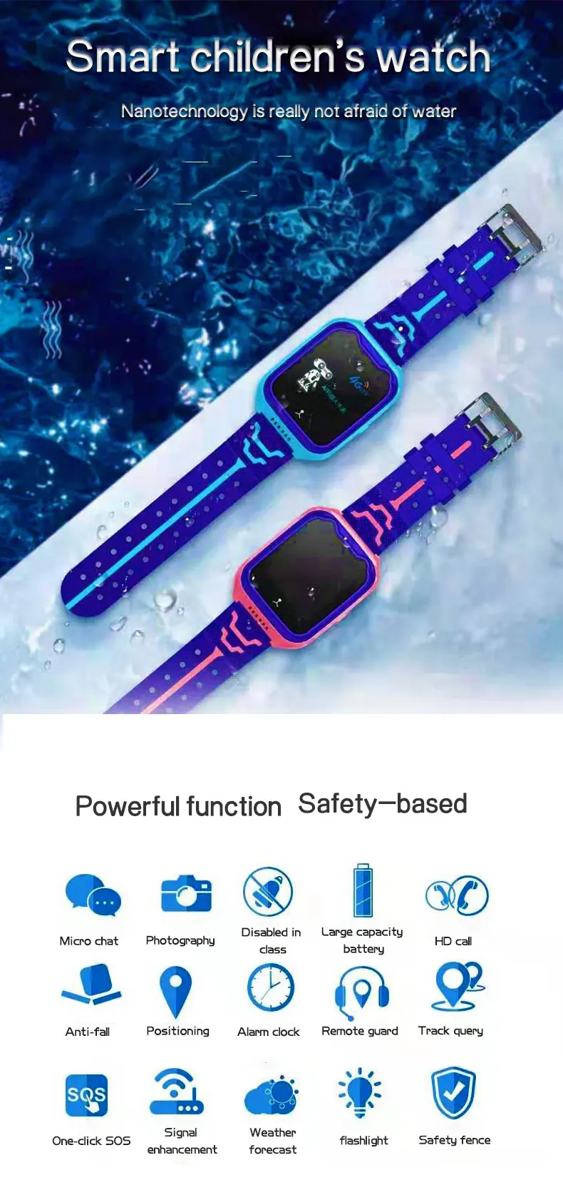 Kid Watch 2019 Cheap Children Sos Emergency Calling Gps Kids Smart Watch Tracker Gps Smart Baby Watch For Kids