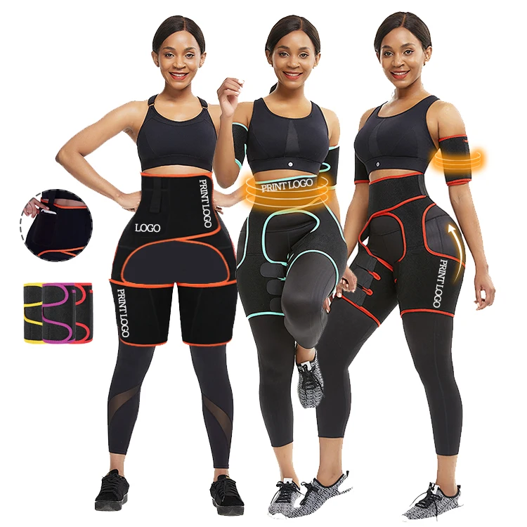
Custom Logo Neoprene Tummy Control Thigh Trainer Wraps Waist Shaper Workout Thigh Shaper Booty Sculptor 