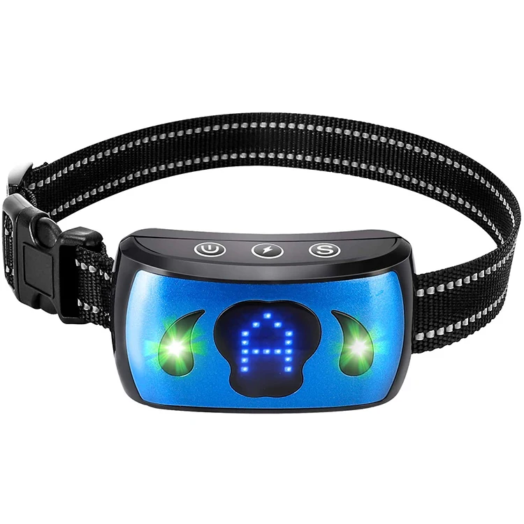 Dog Anti Bark Collar A718 High Quality Fully Waterproof Pet Training Electronic Bark Control Eco-friendly Stocked