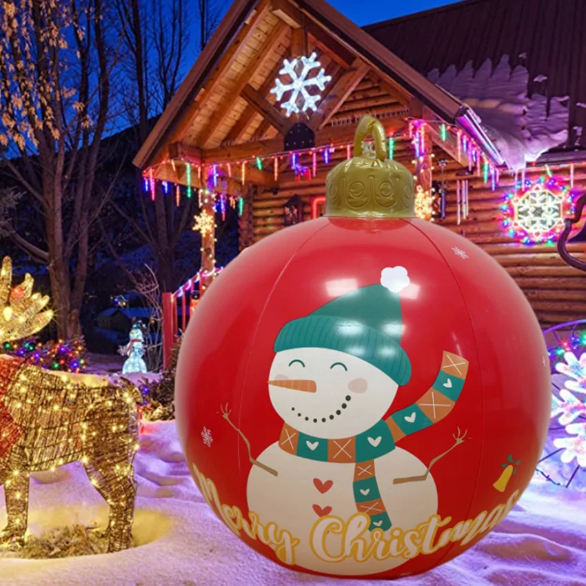 Inflatable Blow Up Christmas Ball Christmas Decorations Outdoor Festive