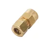 3/8" Flare Adapter x 3/8" Brass Compression Adapter tube fittings