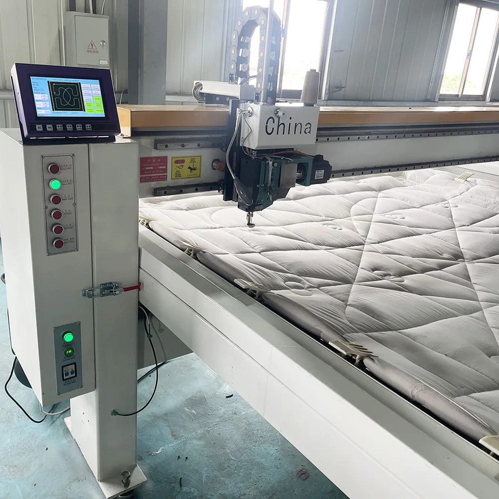 Automatic Computerized Single Needle Quilting Machine for Mattress ...