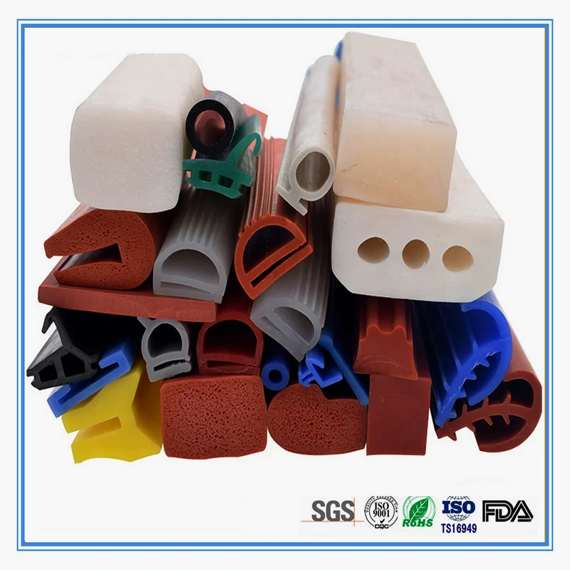 High Temperature Resistant Silicone Seal Strip For Industrial Equipment ...