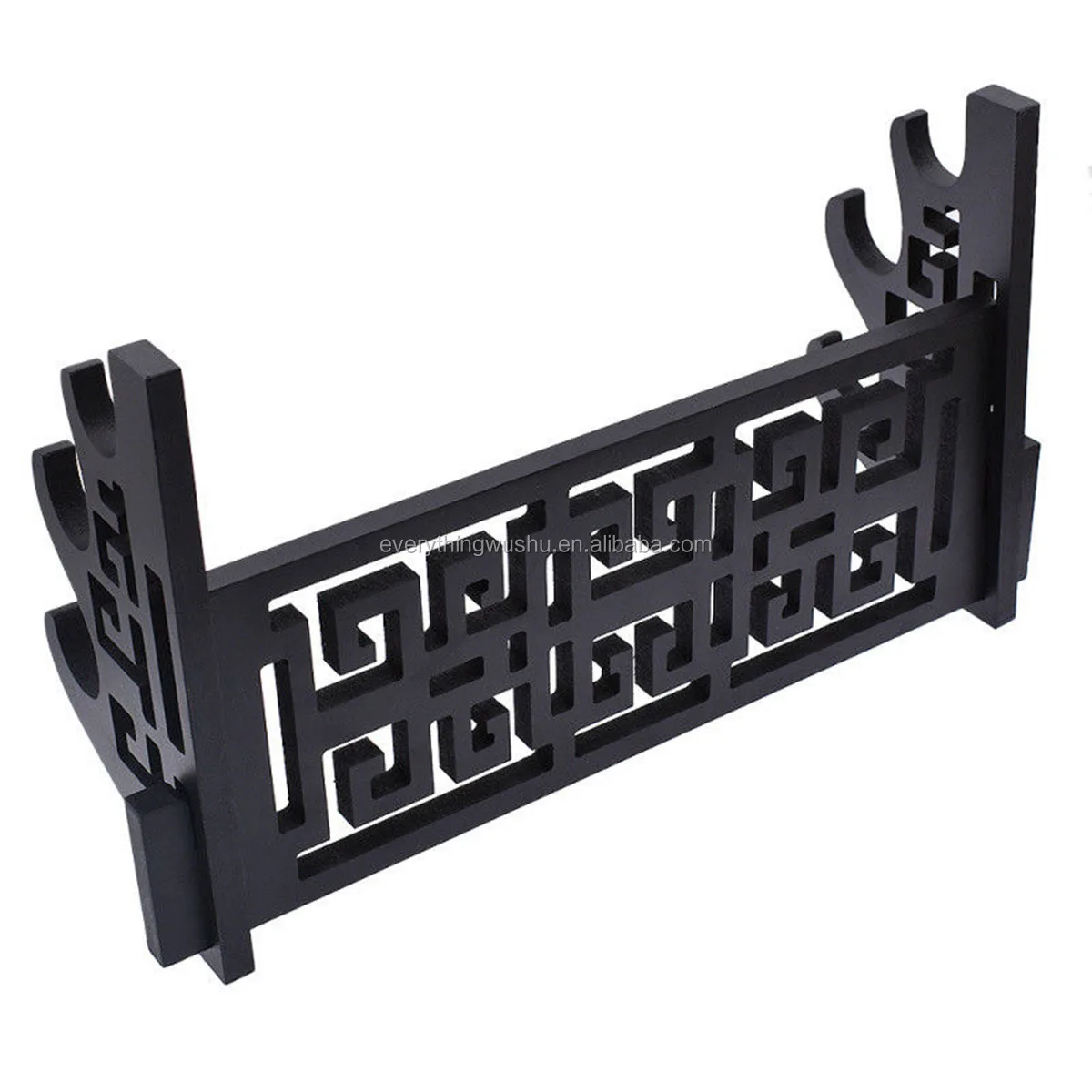 Wall Mounted 3 Layers Samurai Katana Sword Holders Wushu Kungfu Martial Arts Rack