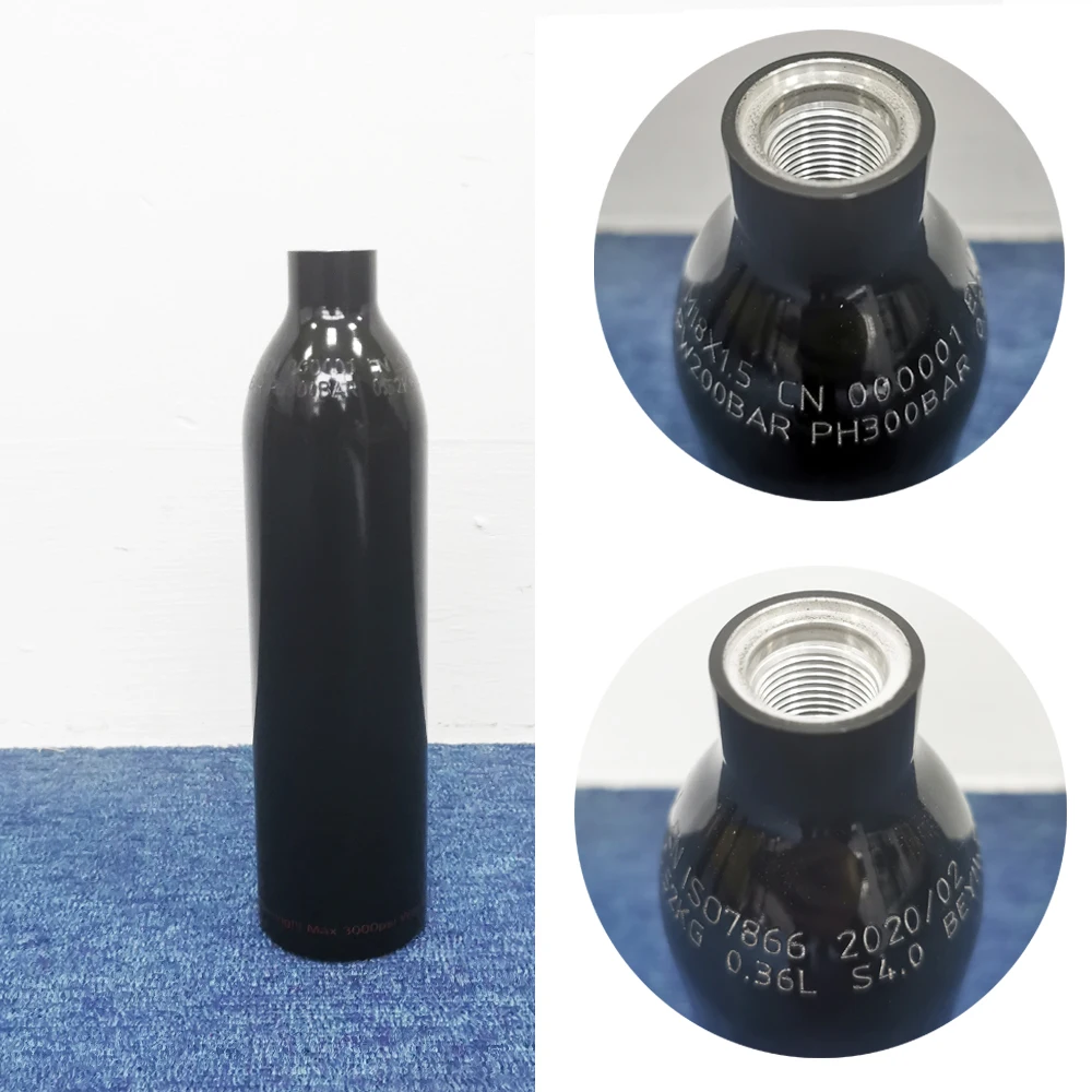 High Pressure Dot Tped 13ci 26ci 48ci 62ci 3000psi Paintball Compressed