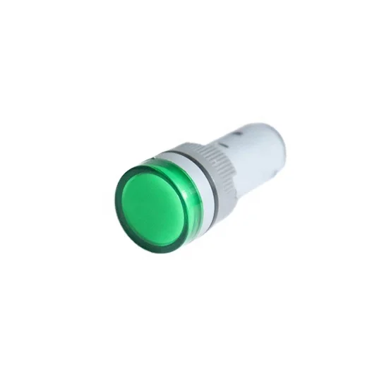 12 volt round head led waterproof green led indicator light 6mm indicator