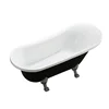 Bathroom Modern Gloss Clawfoot Black Acrylic Bath Tub